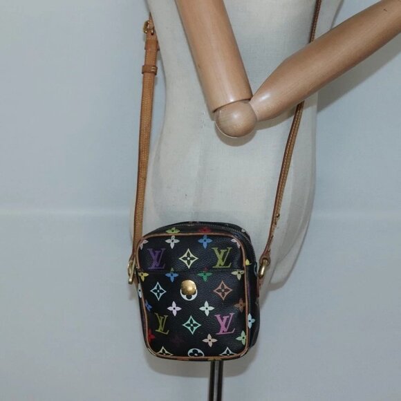 LOUIS VUITTON Monogram Multicolor Lift Shoulder Bag Black - Picture 1 of 16